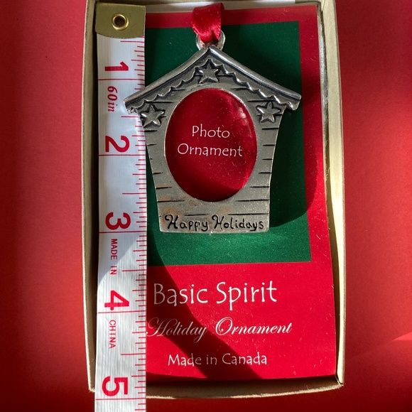Basic Spirit Pewter Doghouse Photo Ornament - Picture 7 of 13